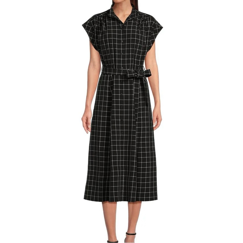 Calvin Klein Short Sleeve Midi Dress